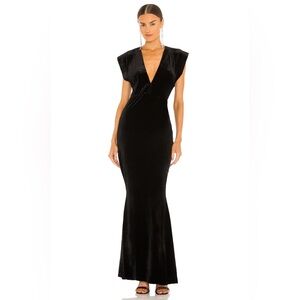 Norma Kamali Black Maxi Dress